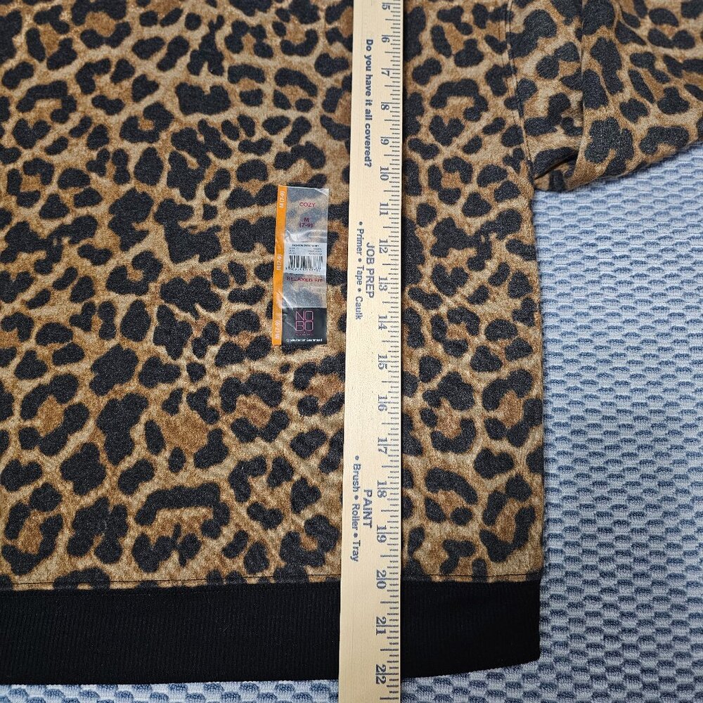 NEW No Boundaries Cheetah Animal Print Sweatshirt – Size Medium - Picture 5 of 5
